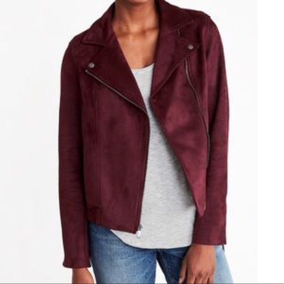 old navy suede jacket